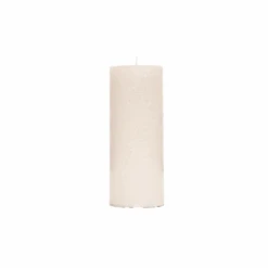 Rustic Candle | White