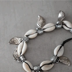 Seashell Anklet | Black -Home Sale Shop zoco home seashell anklet black 60823802446167