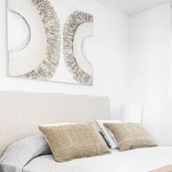 Soraya Cotton Cushion Cover Stitches | Sand | 40x60cm -Home Sale Shop zoco home soraya cotton cushion cover stitches sand 40x60cm textiles pillows 59162005471575