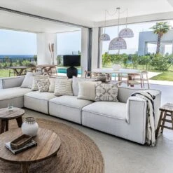 Soraya Cotton Cushion Cover Stripes | Off-White | 50x50cm -Home Sale Shop zoco home soraya cotton cushion cover stripes off white 50x50cm textiles pillows 58774754492759