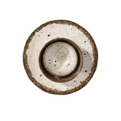 Stoneware Bowl | White/Brown 15x8cm -Home Sale Shop zoco home stoneware bowl white brown 15x8cm kitchenware 30299100479645