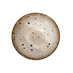 Stoneware Bowl | White/Brown 15x8cm -Home Sale Shop zoco home stoneware bowl white brown 15x8cm kitchenware 30957138870429