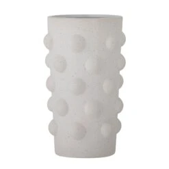 Stoneware Dotted Vase | 16x24.5cm
