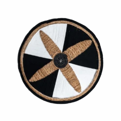 Suri Wall Deco Basket | Black/White 60cm