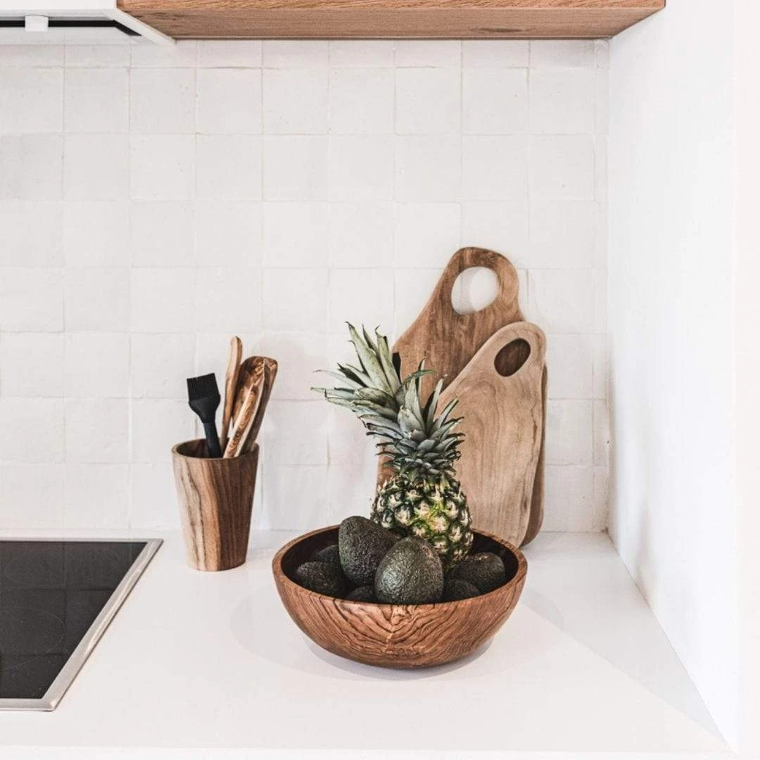 Teak Cutting Board | Abstract | 30cm 4 Teak Cutting Board | Abstract | 30cm - Image 4