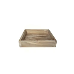 Teak Square Tray | 30x30x8cm -Home Sale Shop zoco home teak square tray 30x30x8cm 60824218829143