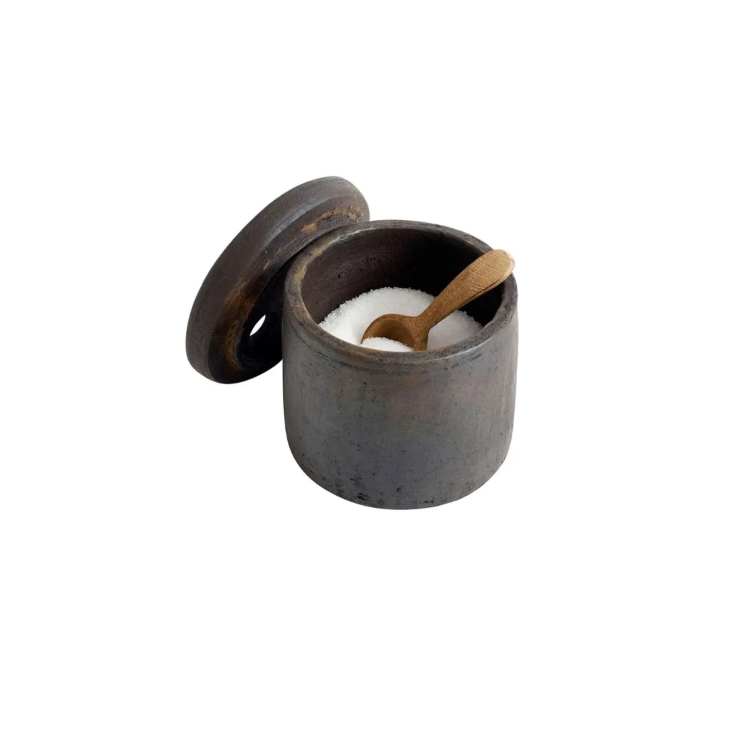 Terracotta Salt Pot | Brown 7.5x7cm 1 Terracotta Salt Pot | Brown 7.5x7cm