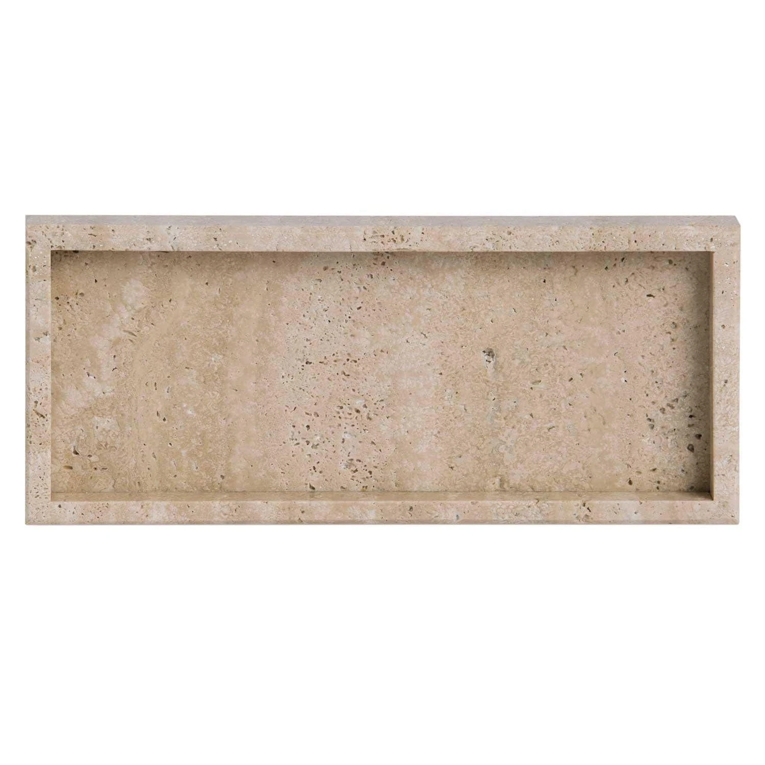 Travertine Rectangular Tray | 30x13x3cm 2 Travertine Rectangular Tray | 30x13x3cm - Image 2