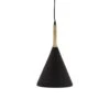 Triangle Hanging Lamp | Black 25x42cm