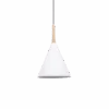 Triangle Hanging Lamp | White 25x42cm