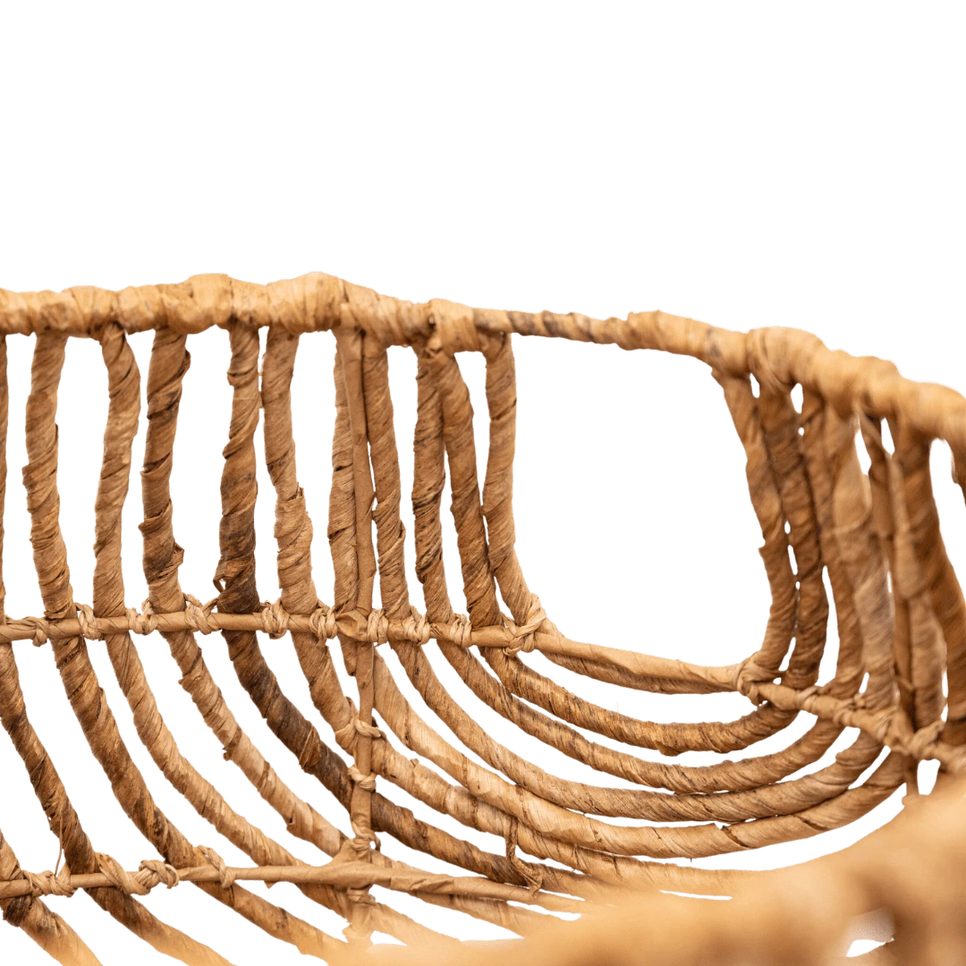 Water Hyacinth Round Basket | M 5 Water Hyacinth Round Basket | M - Image 5