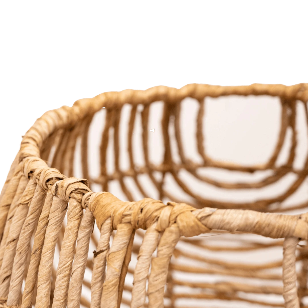 Water Hyacinth Round Basket | S 3 Water Hyacinth Round Basket | S - Image 3