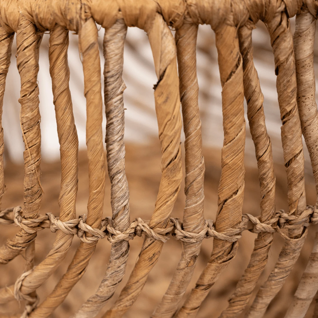 Water Hyacinth Round Basket | S 4 Water Hyacinth Round Basket | S - Image 4