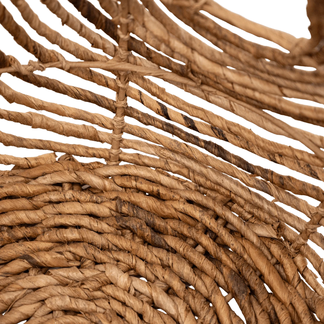 Water Hyacinth Round Basket | S 6 Water Hyacinth Round Basket | S - Image 6