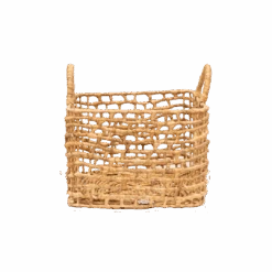 Water Hyacinth Square Basket | L -Home Sale Shop zoco home water hyacinth square basket l home accessories 60824780341591