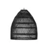 Wicker Pendant Lamp | Black 36cm