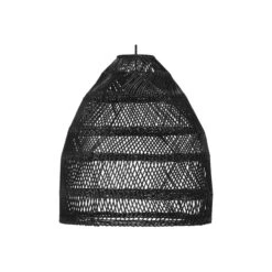Wicker Pendant Lamp | Black 36cm