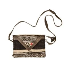 Zanafi Hand Bag With Leather Straps | M